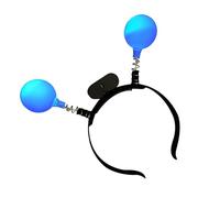 Zktfyshk Colorful Sphere Spring Headpiece Novelty Party Accessories Nonslip for Birthday Music Festival and Carnivals