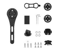 Zktfyshk Computer Mount Carbon Fibers Cycling Handlebar Extended Mount Bicycles Computer Holder Cycling Accessories Enduring