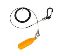 Zktfyshk Heavy-Duty Corrosion-Resistant Fish Tethering Rope with Secure for Lake River Fishing Stainless Steel Fish Leash for Big