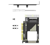Zktfyshk Intelligent U.2 to PCIe 5.0 Expansion Card 128Gbps Bandwidth Computing Accessories Hot Swappable
