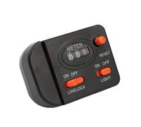 Zktfyshk Mechanical Manual Meter Counter for Fishing Line Precise 0.1M Measurement Permanent ABS Construction Compact Transportable Plan Fishing Line Counter