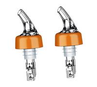 Zktfyshk MultiUse 30ml Automatic Measured Drink Pour Nozzle Metal Ball Liquor Pourer Beverage Dispenser for Exact Serving 2PCS Steel Ball Bottle Pourer