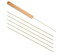 Zktfyshk Portable Baits Needle Rigging Baits Threader Fishing Tool with Wooden Handle for Freshwater & Saltwater for Freshwater & Saltwater