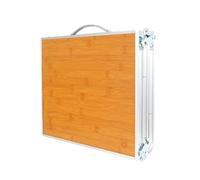 Zktfyshk Portable Picnics Desk Bamboos Desktop Camping Table Outdoor Folding for Traveling Barbecue Beach Enduring Outdoor Folding