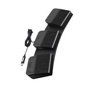 Zktfyshk Programmable USB Triple Foot Pedal 3 Customizable Keyboards Control for PC Gaming Equipment USB C Programmable Foot Switches