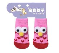 Zktfyshk Protective Polyester Sock for Small Breeds with Antislip Soles Keep Feet Secure in Various Environment Antislip Dog Sock