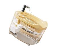 Zktfyshk Quiet Stream Puss Water Spring with Triplicate Sieving Structure 50.72OZ Cistern Removable Divisions Automatic Power Away Bedlight Measure Quiet Pet Imbibing Spring