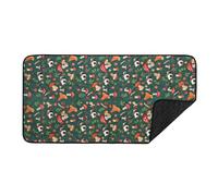 Zktfyshk Resistant Bunnies Cage Pad Washable Pet Bed Mats Nonslip Waterproofed Bottom for Dry Environment Washable Bunnies Cage Mats