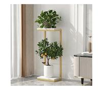 zktoermn Indoor Home Multi-Layer Plant Stand, Tall Plant Stands Outdoor, Multipleuse Table Stand for Living Room, Balcony, Garden(Gold-A)