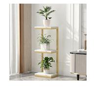 zktoermn Indoor Home Multi-Layer Plant Stand, Tall Plant Stands Outdoor, Multipleuse Table Stand for Living Room, Balcony, Garden(Gold-B)