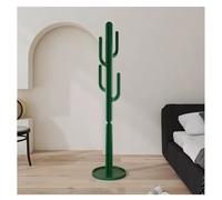 zktoermn Metal Coat Rack Stand, Heavy Duty Cactus Coat Rack Free Standing Hall Tree With 4 Hooks for Clothes Bags Scarvf Umbrellas for Clothes Hat Bags (Color : Green-A, Size : 40x40x170cm)