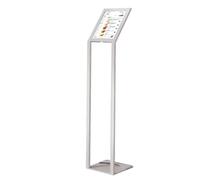 zktoermn Theft-Preventing Tablet Floor Stand, Commercial Floor Kiosk with Universal Enclosure, Theft-Preventing Security Stand for Retail, Trade Shows, POS, and Public Use(White,27.6x25x120.5cm)