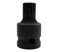 ZKTOOL 1/2 Inch 14mm M14 12pt Socket, Compatible with VW MKV, Rear Brake Caliper Socket, Triple Square Socket, Rear Caliper Removal Tool