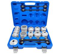ZKTOOL 40 PCS Press and Pull Sleeve Kit, Automobile Chassis Bushing Replacement Tool, Bushes Bearings Seals Removal Install Tool, Rear Axle Lower Arm Bushing Removal Kit, Suitable for Most Cars
