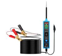 ZKTOOL LED Power Circuit Probe, Automotive Electrical System Tester DC 6-24V, Car Circuit Tester, Short Circuit Tester, Voltage Tester, Polarity Identify, Test Light, Component Activation