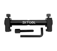 ZKTOOL Universal Pulley Crankshaft Remover, Ribbed Drive Pulley Puller, Adjustable Crankshaft Remover, V-Ribbed Pulley Kits for Crankshafts, Alternators, Air Conditioning Units, Water Pumps, 35-160MM