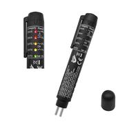 ZKTOOL Upgraded Version Automotive Brake Fluid Tester Pen, 5 in 1 Detector, Can Test DOT3 DOT4 DOT5 ENV6 ENV4, 5 LED, Universal Brake Fluid Oil Detection Pen, Brake Fluid Moisture Analyzer