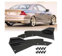 ZKUZKA 2Pcs Car Side Skirt Side Panels Spoiler Lip Universal for BMW X6 2008-2014 E71, Rear Bumper Lip Diffuser Splitter Canard Protector,A-Bright Black