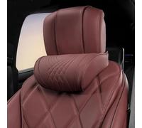 ZKUZKA Car Seat Neck Pillow, for Volvo S60 2020-2023, Memory Foam, Soft Comfortable,Pressure Pain Fatigue Relieve,D-Vermilion Red