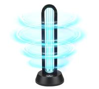 ZKX HYLR UVC Germicidal uv lamp Remote Control Timer Radar Sensing Device Disinfection UV Sterilizer Cleans Air Ozone & Free Kill Remover Mold Flu. Bacterial dust Mites Germ UV Light 220V 65W