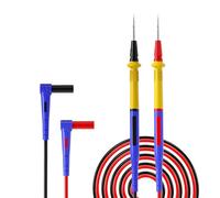 Zkydhbd 0.2mm Steel Needle Multimeter Test Leads For Electrician Tool 1000V 20A Multimeter Probes 120cm Length Antislip Voltmeter Test Leads