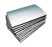 Zkydhbd 10pcs Vehicle Sound Deadening Noise Reduction Mat Butyl Adhesive Damping Foam Insulation Suitable For Engine Hoods Door Sound Insulation