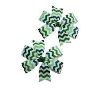Zkydhbd 1pair Comfortable Hair Barrettes Secure Hair Clip Green Theme Hair Clip for Women and Girls