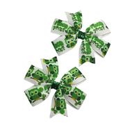 Zkydhbd 1pair Comfortable Hair Barrettes Secure Hair Clip Green Theme Hair Clip for Women and Girls