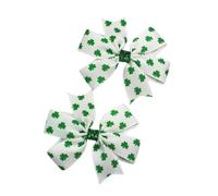 Zkydhbd 1pair Comfortable Hair Barrettes Secure Hair Clip Green Theme Hair Clip for Women and Girls