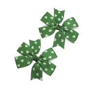 Zkydhbd 1pair Comfortable Hair Barrettes Secure Hair Clip Green Theme Hair Clip for Women and Girls
