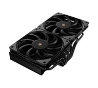 Zkydhbd 2-Fan CPU Cooling 7 Heat Pipes Optimized Airflows Copper Base Thermal Solution For LGA1700 AM5 Platforms Computer Case With Heatpipe Technology