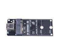 Zkydhbd 20Gbps NVMe Solid States Disk Enclosure USB 3.2 Gen2x2 2230/2242 Enclosure Case Motherboard USB C Adapter For PC Desktop Gaming Storage Solution