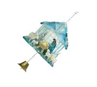 Zkydhbd 2D Acrylic Nativity Scene Design Wind Chimes with Bells Home Religious Ornament for Patio Entryway Window Decors Wall Hanging Ornament