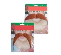 Zkydhbd 2Pcs Novelty Fake Mustaches Mustache Party Supplies Adhesive Fake Beard Mustaches For Masquerades Party & Performances