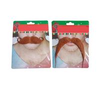 Zkydhbd 2Pcs Novelty Fake Mustaches Mustache Party Supplies Adhesive Fake Beard Mustaches For Masquerades Party & Performances