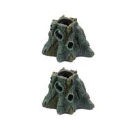 Zkydhbd 2pcs Reptiles Terrariums Hideouts Multifunctional Reptiles Box Pet Habitat Ornaments Pet Habitat Accessory Multifunctional Reptiles Box