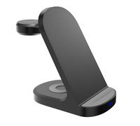 Zkydhbd 3 In 1 15W Charging Stand With Foldable Designs Space Saving Charges Dock Upgrades For Phone 16/15/14/13/12 Watch Phone Compact Charges Stand