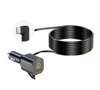 Zkydhbd 36W Fast Charging Car Charges Small USB Cable With Voltages Monitors ABS Cable For Smartphones Tablets & Dashboards Camera Car Charger