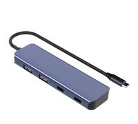 Zkydhbd 4 Port USB Splitter With 2 USB A And 2 Type C Connectors Aluminum Fast 10Gbps Data Hubs For All Users