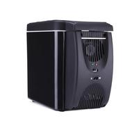 Zkydhbd 6L Small Fridge for Bedroom, Car, Office Desk & Dorm Portable Thermoelectric Coolers & Warmer for Food, Drinks