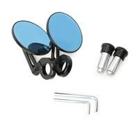 Zkydhbd 7/8" 22mm Motorcycles Rearview Clear Glass Scooter End Handlebar Rear View Handlebar End For Motorcycles