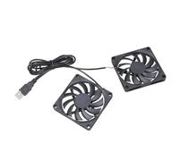 Zkydhbd 80x80x10mm Double Oil Bearing Cooling Fan Low Noise 24dB 1900RPM For Networking Storage Devices USB Cooling Fans For Electronics Ventilation