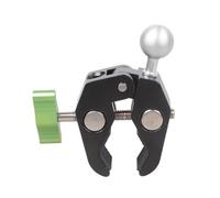 Zkydhbd Aluminum Handlebar Clamp Base Motorcycle Phone Holder Clamp Base 17mm Ball Head for Rails 12-50mm Phone Holder Portable Phone Holder