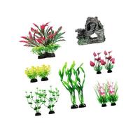 Zkydhbd Aquariums Handicrafts Artificial Stone Grass Plant Decorations Fish Tanks Supplies Sea Art Decorations Resins Cave Rock