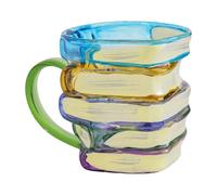 Zkydhbd Artistic Glass Mug Large Capacity Cup with Comfortable Grip for Office & Home Use Glass Mug for Drink