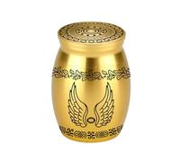 Zkydhbd Ashes Holders,Angelic Wing Pet Memorial Urn for Dogs Cats Ashes Pet Keepsakes Small Urn for Memorial Pet Ashes Box Souvenir Ashes Jar