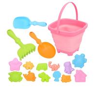 Zkydhbd Beach Toy Sand Play Bucket With Cartoon Mold Shovel Car Sandcastles Bathtub Water Play Kids Educational Beach Sand Toy For Indoor Outdoor