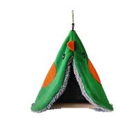 Zkydhbd Bird Perch Hammock Stick Tent For Parrots Conure Supplies Budgies Furry Blanket For Small Parrots Toy Bird Cage Swing