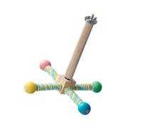 Zkydhbd Bird Rotating Pinwheel Perch Toy Birdcage Playstand Climbing Training Windmill Entertainment Toy Birdcage Standing Toy
