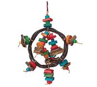Zkydhbd Bird Wooden Block Tearing Toy Bird Cage Chewing Toy Standing Perch For Small Large Birds Birdcage Accessories Biting Toy Parrot Toy Pet Bird Toy Birdcage Toy Natural Wood Bird Chewable Toy